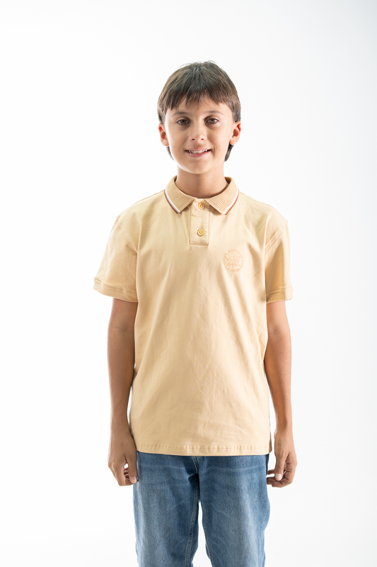 POLO PARA NIÑOS CLASICA AMARILLO