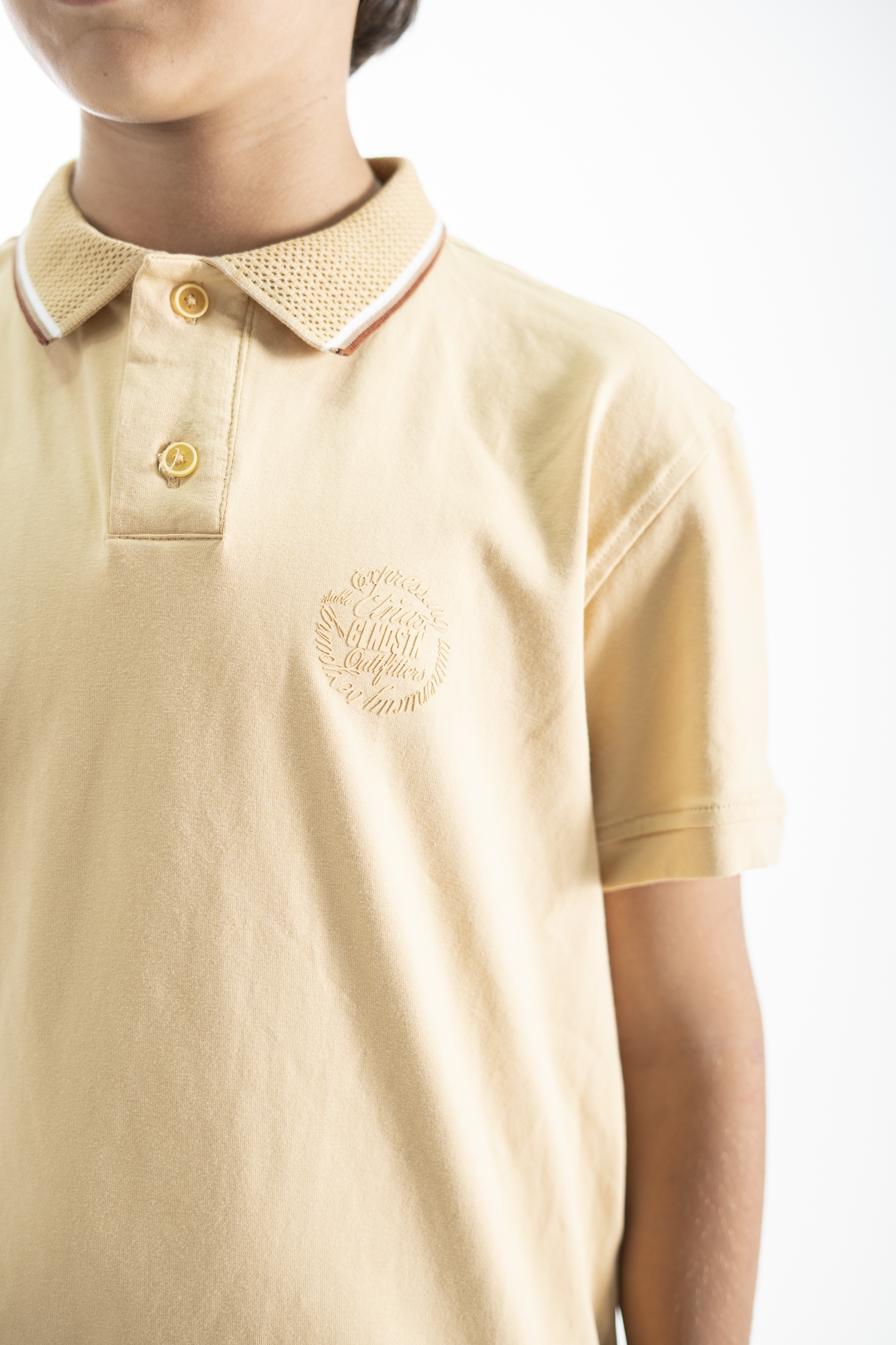POLO PARA NIÑOS CLASICA AMARILLO