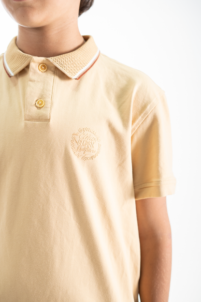 POLO PARA NIÑOS CLASICA AMARILLO