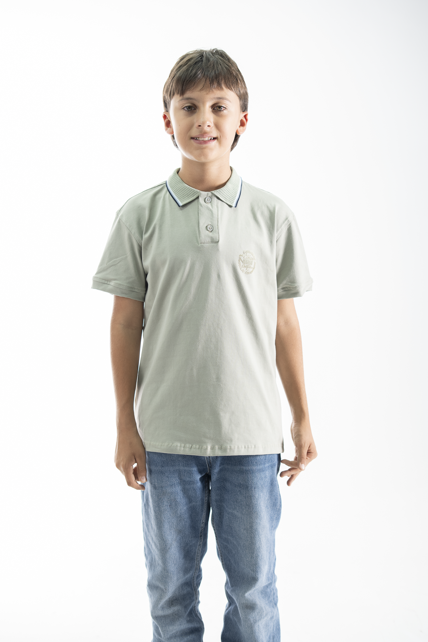 POLO PARA NIÑOS CLASICA VERDE