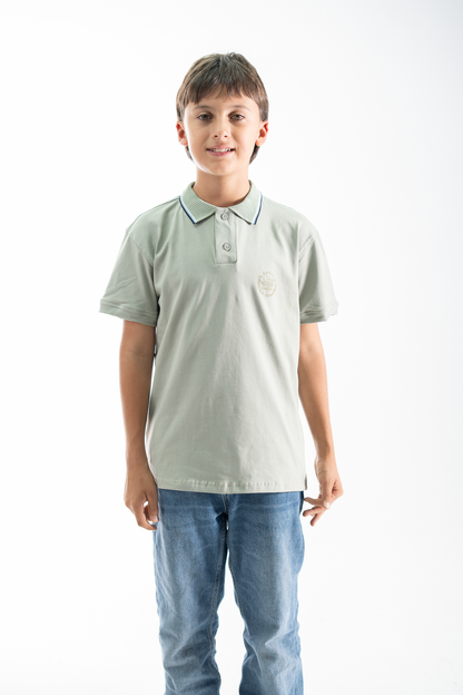 POLO PARA NIÑOS CLASICA VERDE