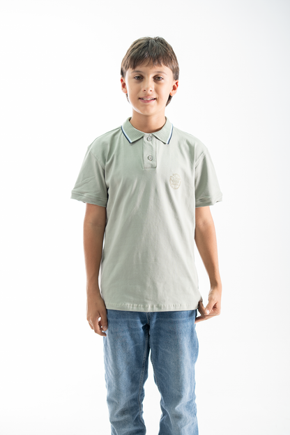 POLO PARA NIÑOS CLASICA VERDE