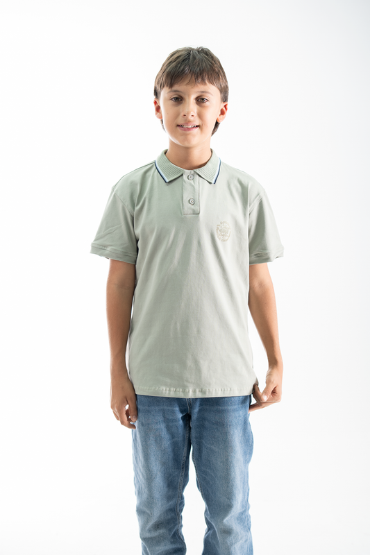 POLO PARA NIÑOS CLASICA VERDE