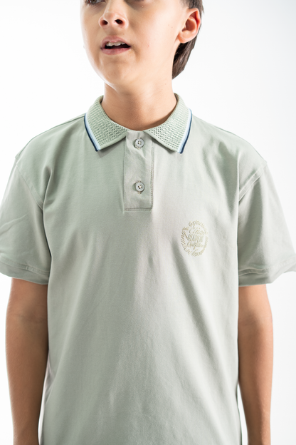POLO PARA NIÑOS CLASICA VERDE