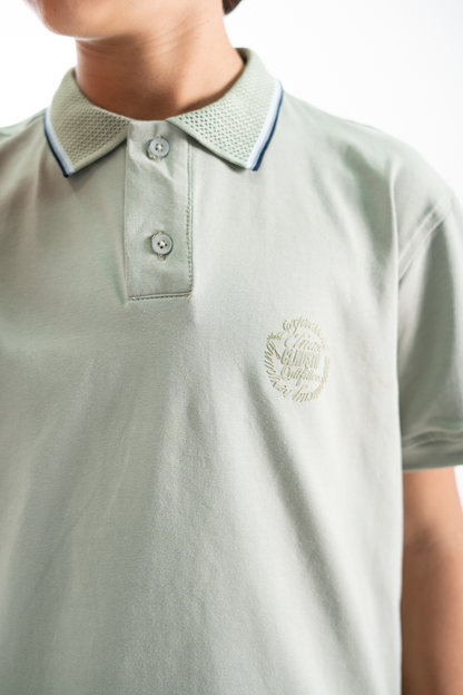 POLO PARA NIÑOS CLASICA VERDE