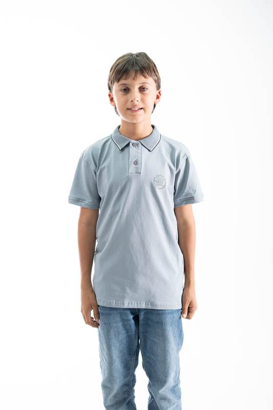 POLO PARA NIÑOS CLASICA AZUL