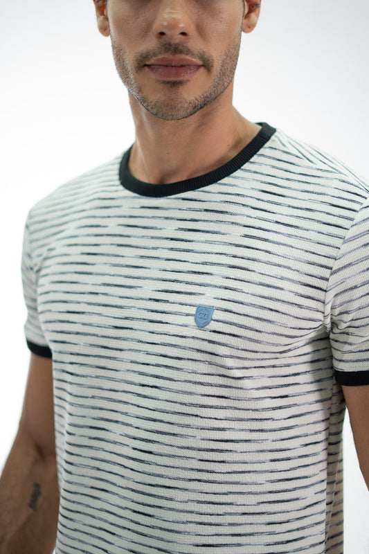 CAMISETA A RAYAS NAVY