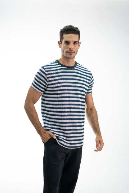 CAMISETA TEJIDA NAVY