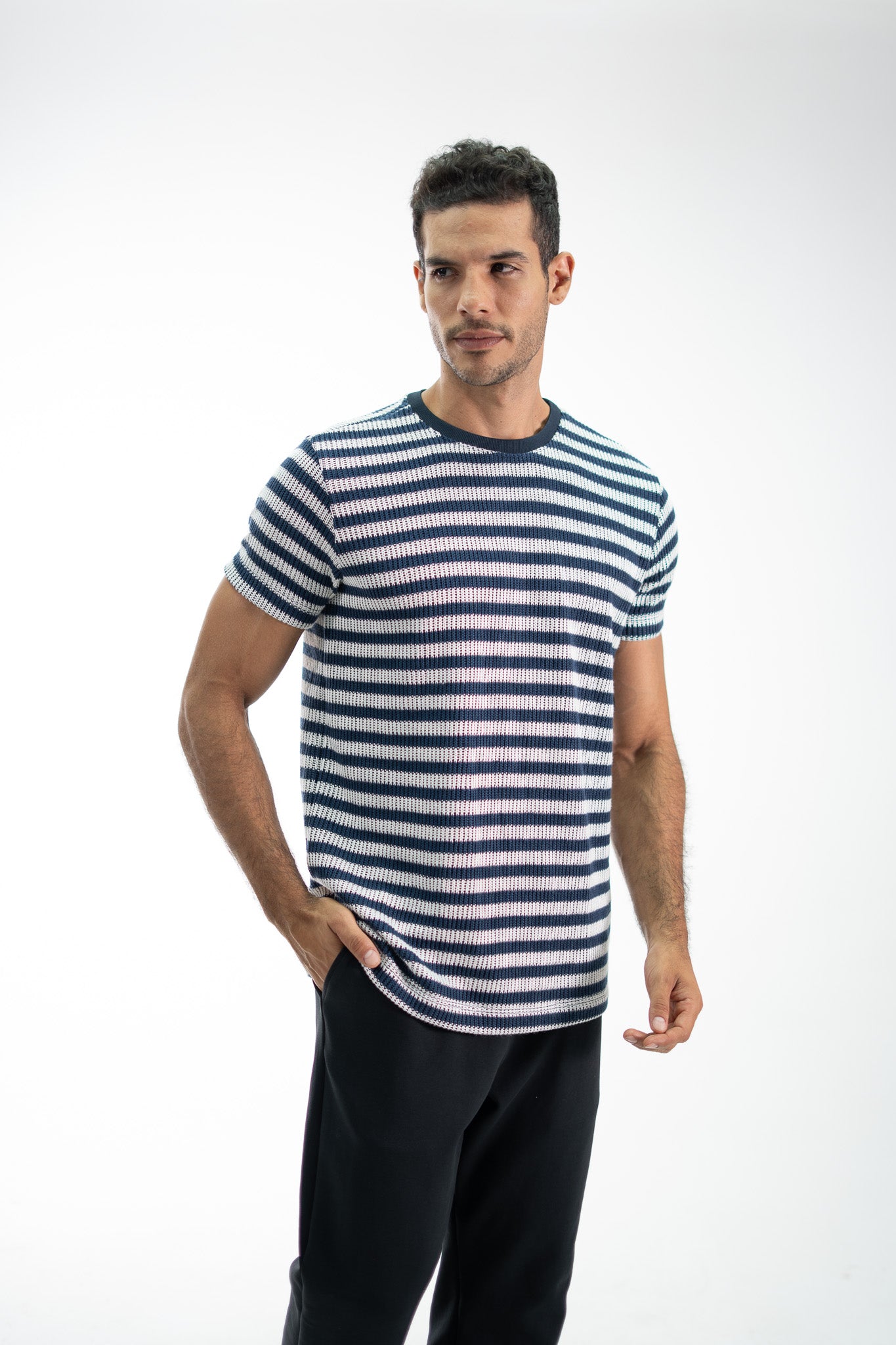 CAMISETA TEJIDA NAVY