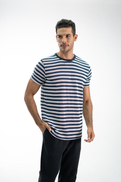 CAMISETA TEJIDA NAVY