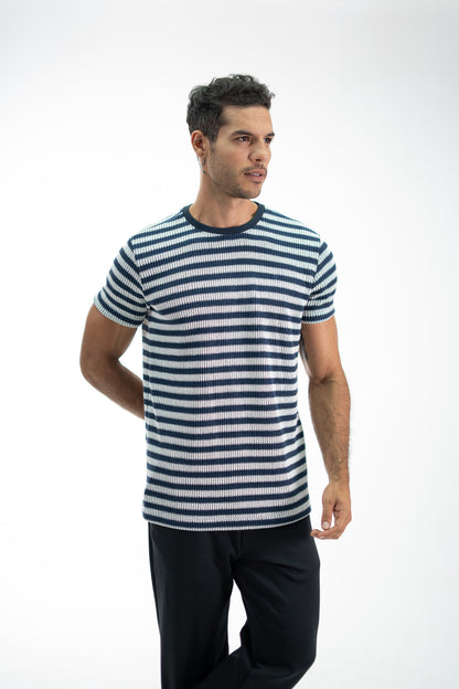 CAMISETA TEJIDA NAVY