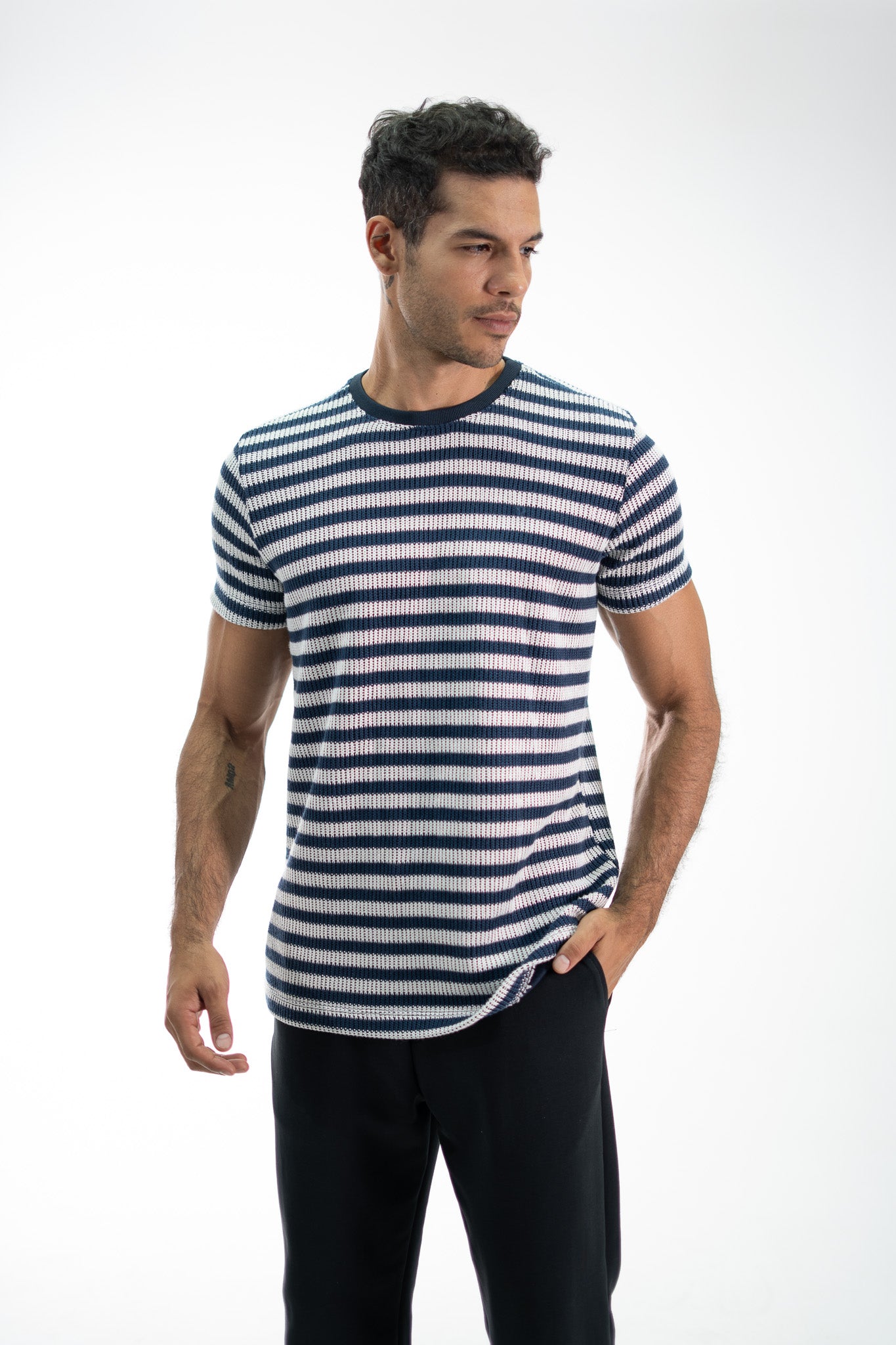 CAMISETA TEJIDA NAVY