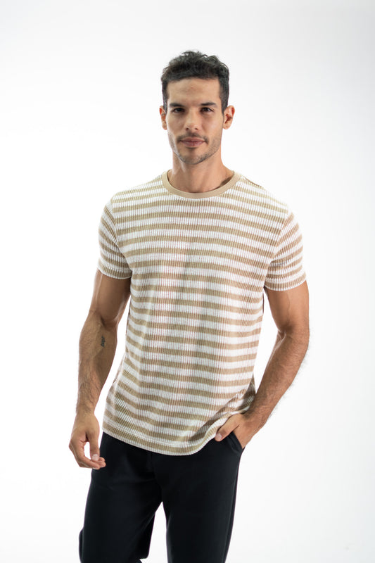 CAMISETA TEJIDA CAMEL