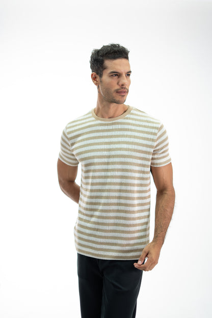 CAMISETA TEJIDA CAMEL