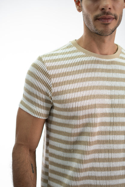 CAMISETA TEJIDA CAMEL