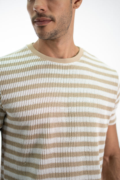 CAMISETA TEJIDA CAMEL