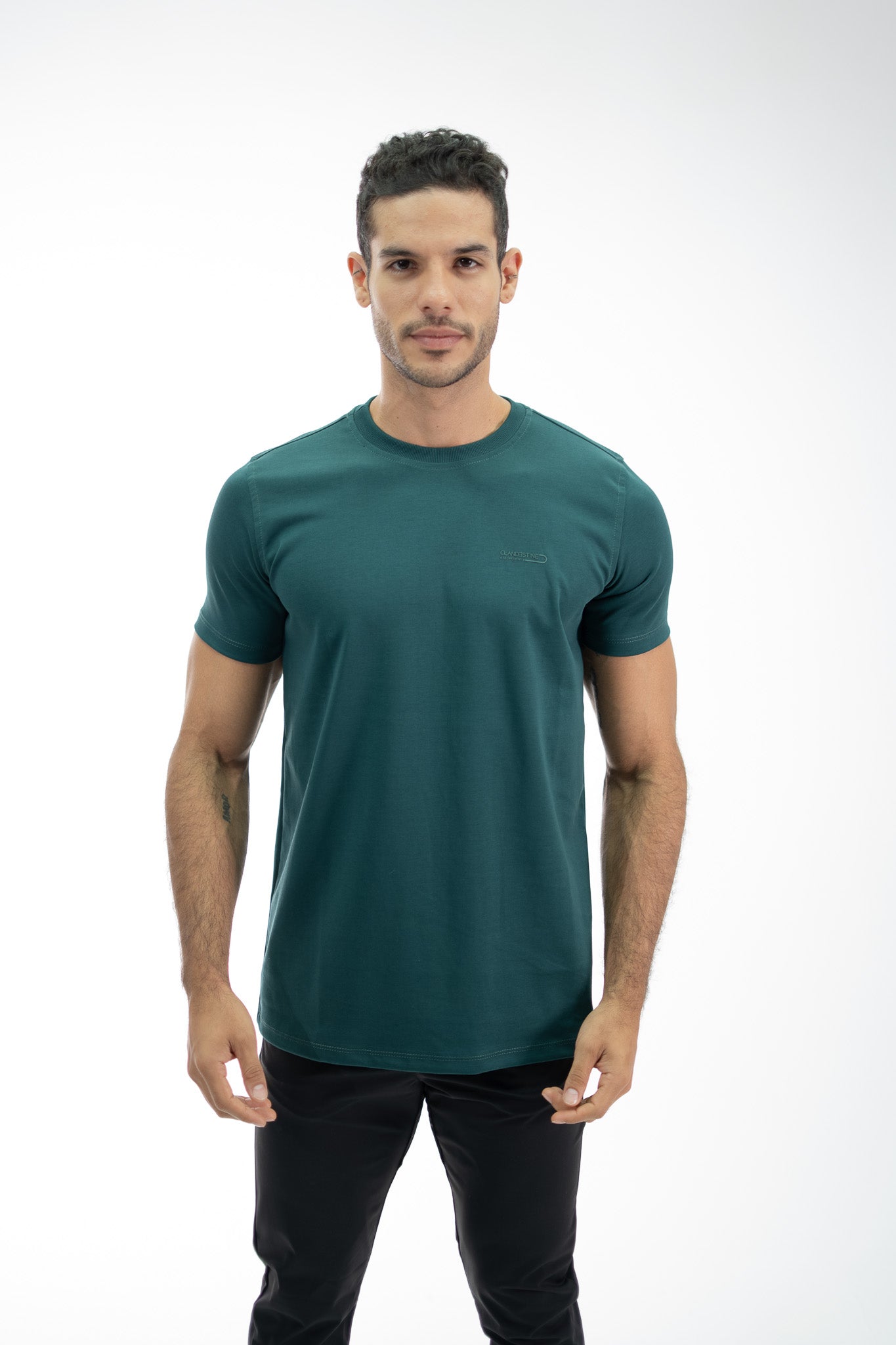 CAMISETA PREMIUM VERDE BOTELLA