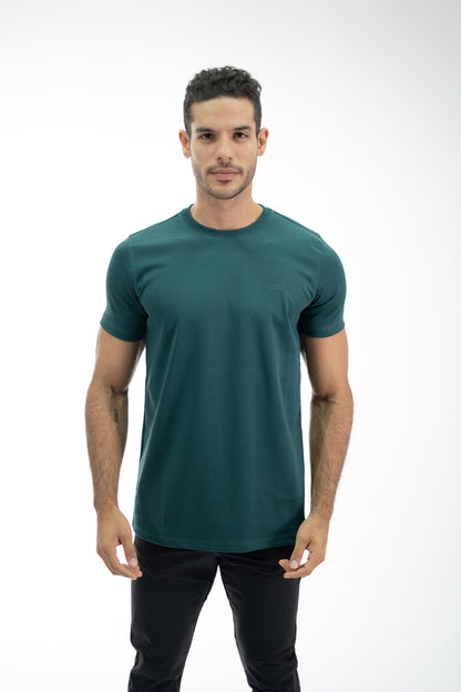 CAMISETA PREMIUM VERDE BOTELLA