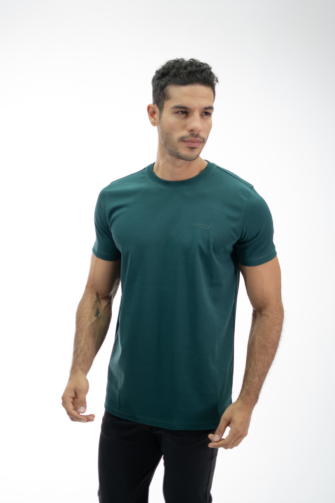 CAMISETA PREMIUM VERDE BOTELLA