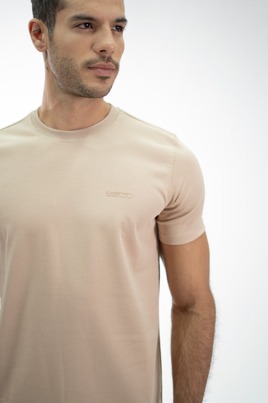 CAMISETA PREMIUM ALMENDRA