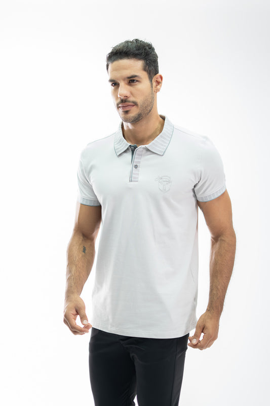 POLO CLASICA GRIS CLARO