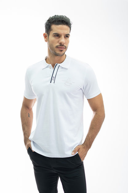 POLO PERILLA BLANCO