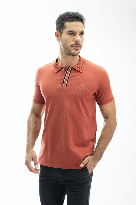 POLO PERILLA TERRACOTA