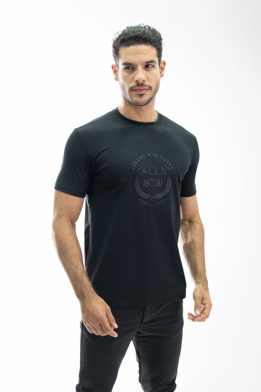 CAMISETA TENCEL NEGRO