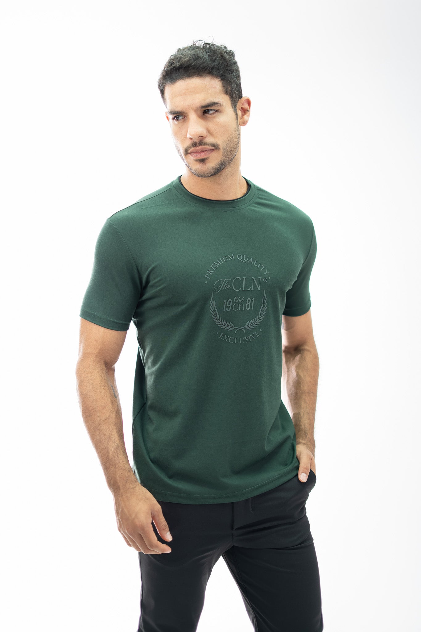 CAMISETA TENCEL VERDE