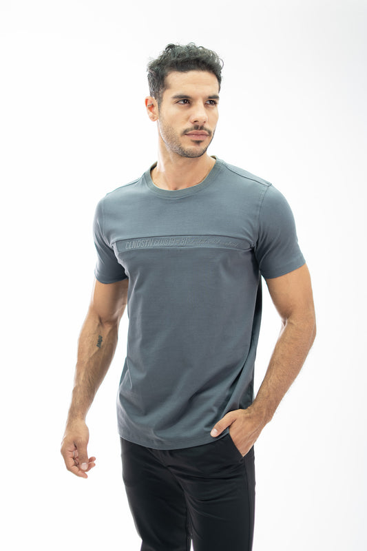 CAMISETA CORTE GRIS