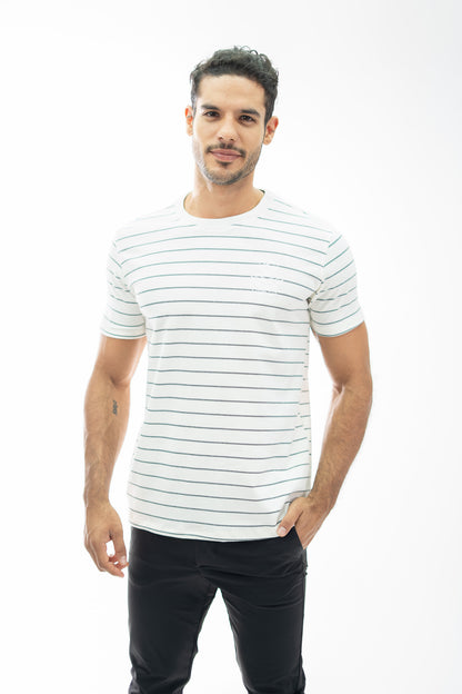 CAMISETA RAYAS BLANCO
