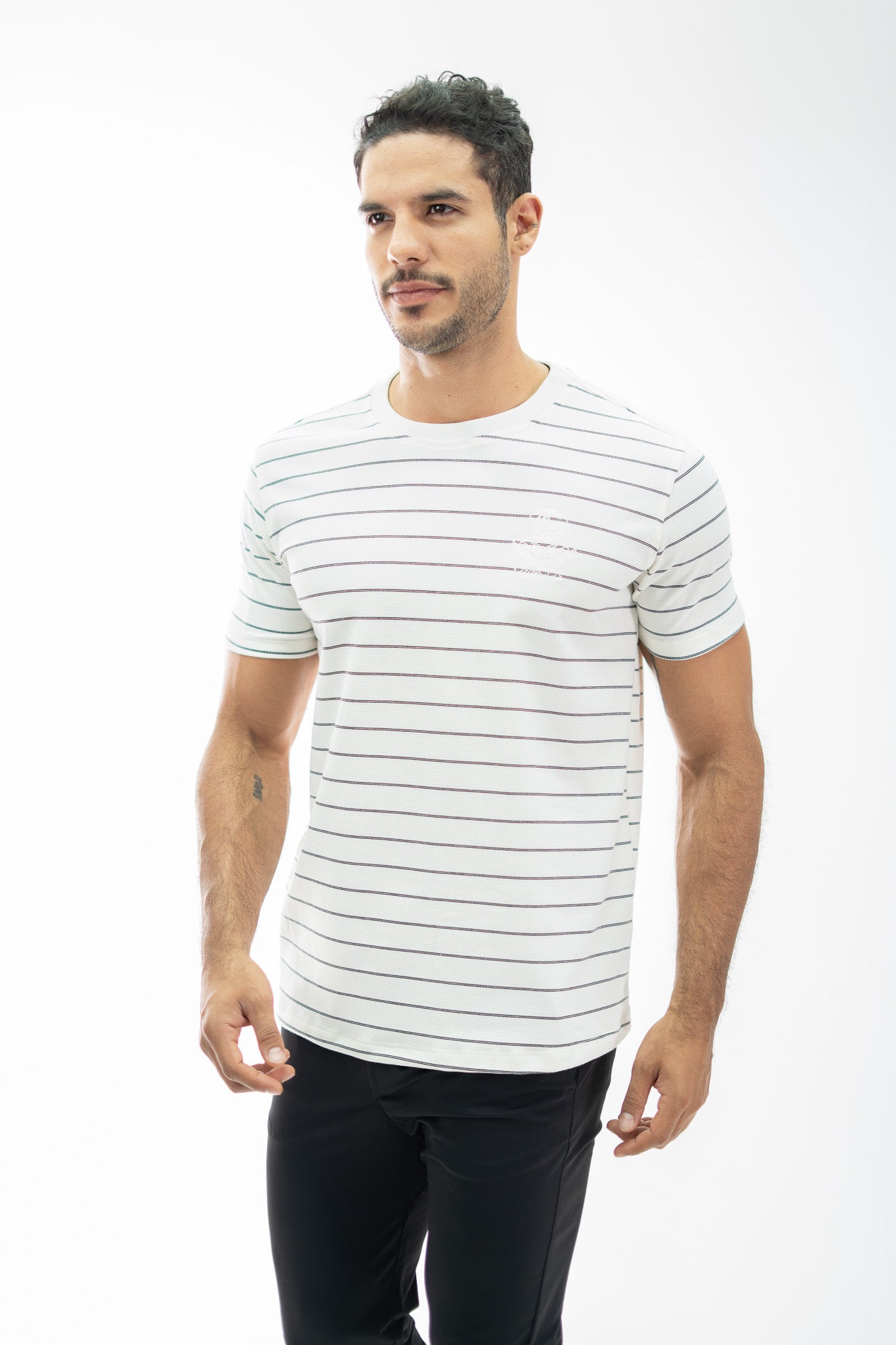 CAMISETA RAYAS BLANCO