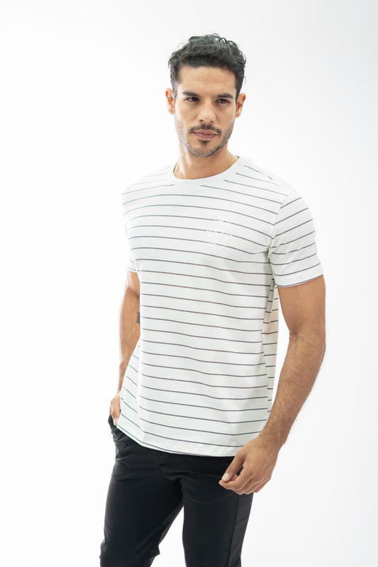CAMISETA RAYAS BLANCO