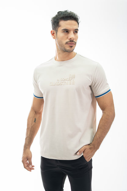 CAMISETA TEXTURA BEIGE