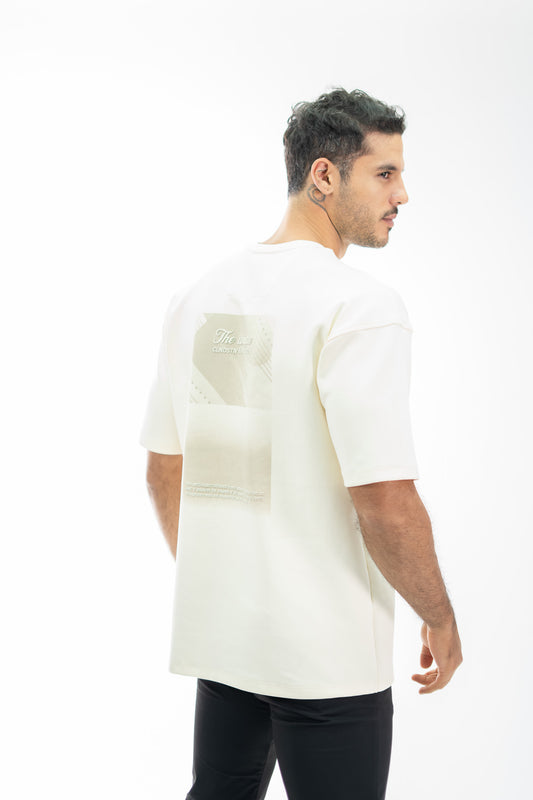 CAMISETA URBAN MARFIL