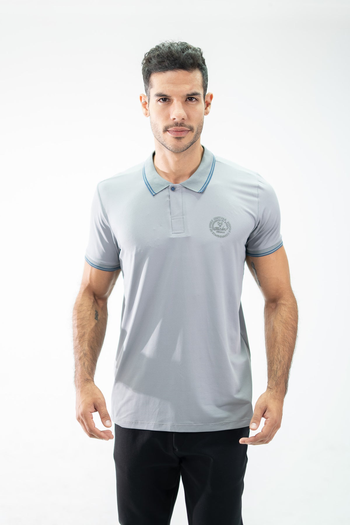 POLO DEPORTIVA GRIS