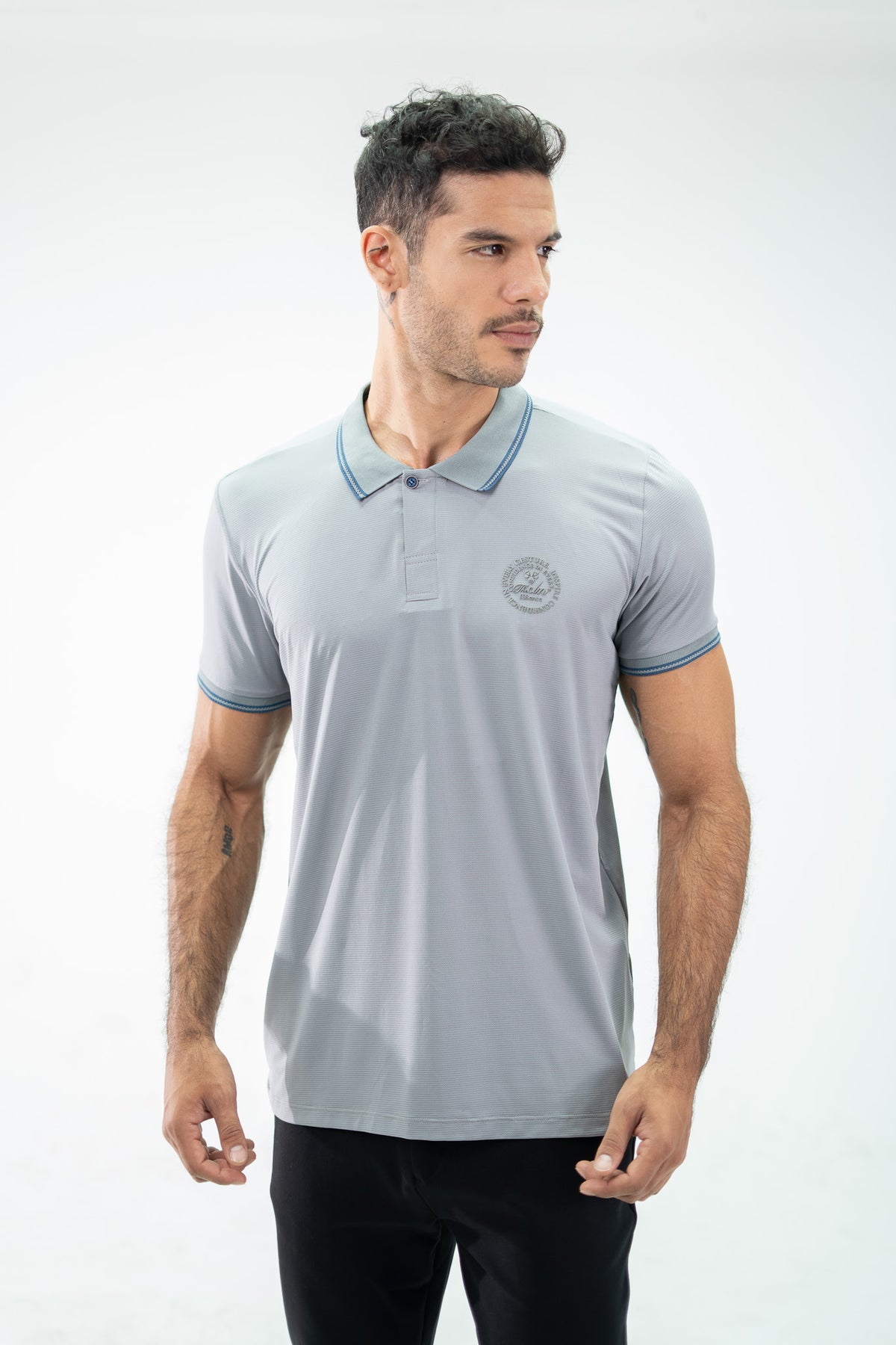 POLO DEPORTIVA GRIS