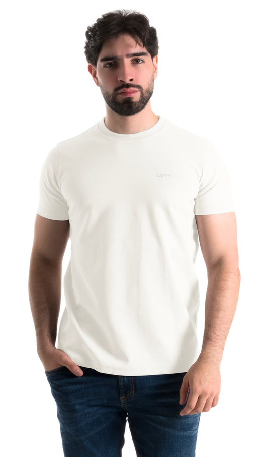 CAMISETA BASICA PREMIUM MARFIL