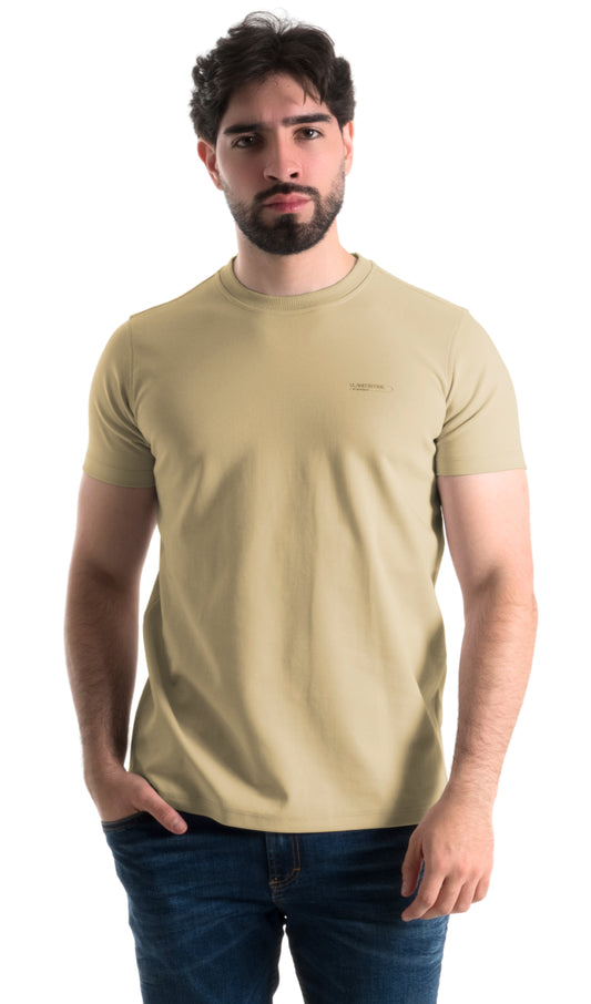 CAMISETA BASICA PREMIUM KAKI