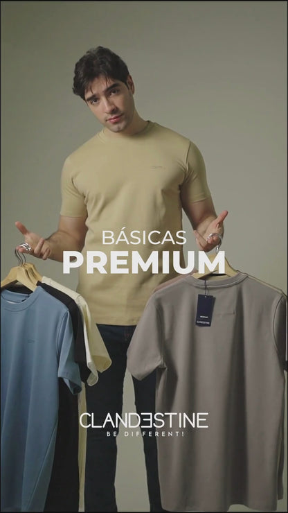 CAMISETA BASICA PREMIUM JASPE